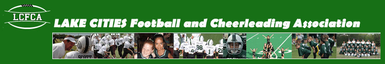 Lake Cities Football & Cheerleading Association - 2009 5-6 Cheerleading Registration